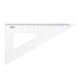 Háromszög vonalzó, műanyag, 60 °, 22 cm, KOH-I-NOOR