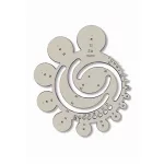 Radius sablon, műanyag, KOH-I-NOOR "z32"
