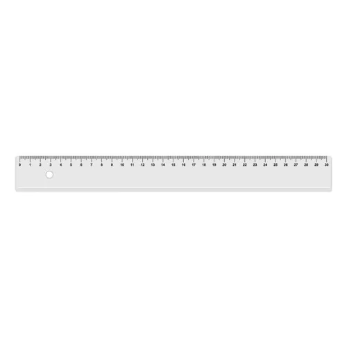Vonalzó, műanyag, 30 cm, KOH-I-NOOR