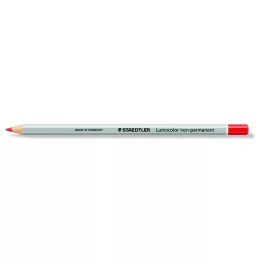   Jelölőceruza, hatszögletű, mindenre író, lemosható (omnichrom), STAEDTLER "Lumocolor 108", piros