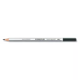   Akvarell ceruza, hatszögletű, STAEDTLER "Karat® aquarell 125", fekete