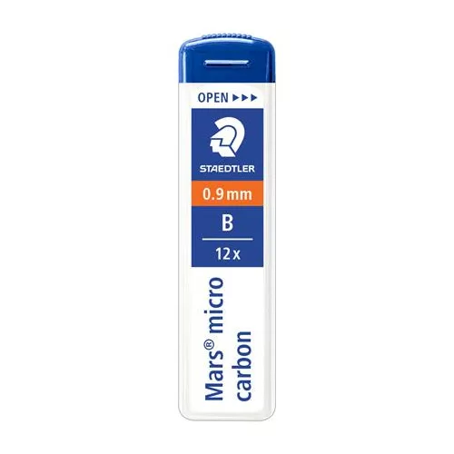 Grafitbél, B, 0,9 mm, STAEDTLER "Mars Micro Carbon 250"