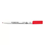 Táblamarker, 1 mm, M, kúpos, STAEDTLER "Lumocolor 301", piros