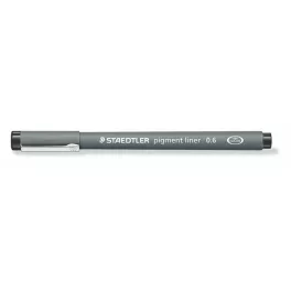   Tusfilc, 0,6 mm, STAEDTLER "Pigment Liner 308", fekete