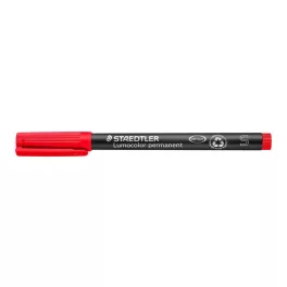   Alkoholos marker, OHP, 0,4 mm, STAEDTLER "Lumocolor® 313 S", piros