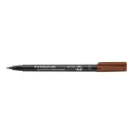 Alkoholos marker, OHP, 0,4 mm, STAEDTLER "Lumocolor® 313 S", barna