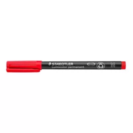   Alkoholos marker, OHP, 1 mm, STAEDTLER "Lumocolor® 317 M", piros