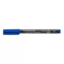   Alkoholos marker, OHP, 1 mm, STAEDTLER "Lumocolor® 317 M", kék