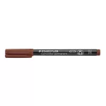 Alkoholos marker, OHP, 1 mm, STAEDTLER "Lumocolor® 317 M", barna