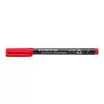 Alkoholos marker, OHP, 0,6 mm, STAEDTLER "Lumocolor® 318 F", piros