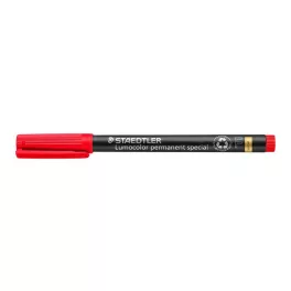   Alkoholos marker, 0,6 mm, STAEDTLER "Lumocolor® special 319 F", piros