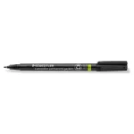 Alkoholos marker, 1 mm, kúpos, STAEDTLER "Lumocolor® garden 319 GM", fekete