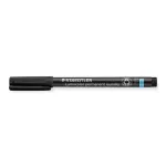 Textil jelölő alkoholos marker, 0,6 mm, kúpos, STAEDTLER "Lumocolor® laundry 319 LM", fekete