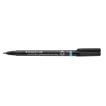 Textil jelölő alkoholos marker, 0,6 mm, kúpos, STAEDTLER "Lumocolor® laundry 319 LM", fekete