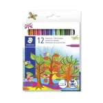 Filctoll készlet, 1 mm, STAEDTLER "325", 12 különböző szín