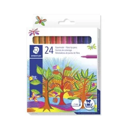   Filctoll készlet, 1 mm, STAEDTLER "325", 24 különböző szín