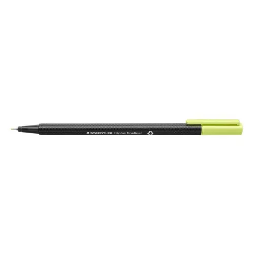 Tűfilc, 0,3 mm, STAEDTLER "Triplus 334", limezöld