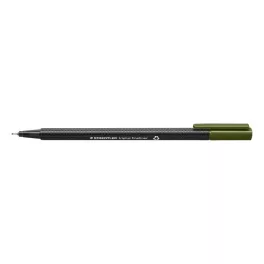   Tűfilc, 0,3 mm, STAEDTLER "Triplus 334", olivazöld