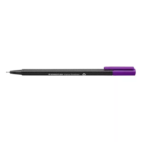 Tűfilc, 0,3 mm, STAEDTLER "Triplus 334", sötétlila