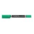Alkoholos marker, 0,6/1,5 mm, kúpos, kétvégű, STAEDTLER "Lumocolor® duo 348", zöld