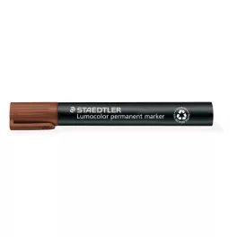   Alkoholos marker, 2-5 mm, vágott, STAEDTLER "Lumocolor® 350", barna