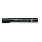 Alkoholos marker, 2-5 mm, vágott, STAEDTLER "Lumocolor® 350", fekete