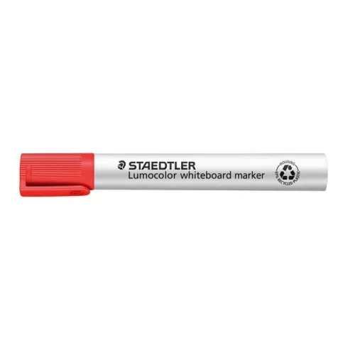Táblamarker, 2 mm, kúpos, STAEDTLER "Lumocolor® 351", piros