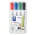 Táblamarker készlet, 2-5 mm, vágott, STAEDTLER "Lumocolor® 351 B", 4 különböző szín