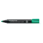 Alkoholos marker, 2 mm, kúpos, STAEDTLER "Lumocolor® 352", zöld