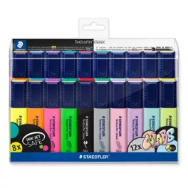   Szövegkiemelő készlet, 1-5 mm, STAEDTLER "Textsurfer Classic 364 WP20", 20 különböző szín