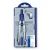 Körző készlet, precíziós, 3 darabos, STAEDTLER "Noris 550 01/02"