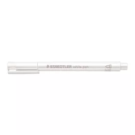   Dekormarker, 1-2 mm, kúpos, STAEDTLER "8323", fehér