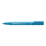 Dekormarker, 1-2 mm, kúpos, STAEDTLER "8323", metálkék