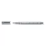 Dekormarker, 1-2 mm, kúpos, STAEDTLER "8323", ezüst
