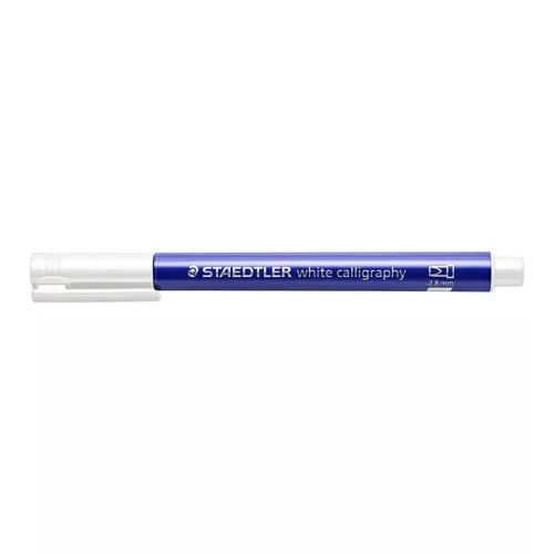 Kalligrafikus marker, STAEDTLER "8325", fehér