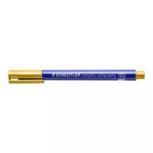 Kalligrafikus marker, STAEDTLER "8325", metál arany