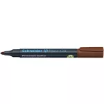 Alkoholos marker, 1-3 mm, kúpos, SCHNEIDER "Maxx 130", barna
