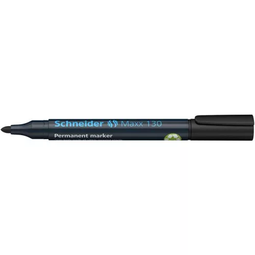 Alkoholos marker, 1-3 mm, kúpos, SCHNEIDER "Maxx 130", fekete