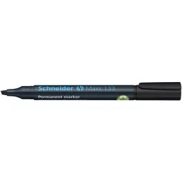   Alkoholos marker, 1-4 mm, vágott, SCHNEIDER "Maxx 133", fekete