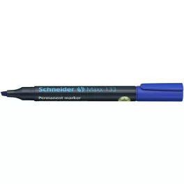   Alkoholos marker, 1-4 mm, vágott, SCHNEIDER "Maxx 133", kék