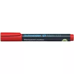 Alkoholos marker, 1-4 mm, vágott, SCHNEIDER "Maxx 133", piros