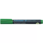Alkoholos marker, 1-4 mm, vágott, SCHNEIDER "Maxx 133", zöld