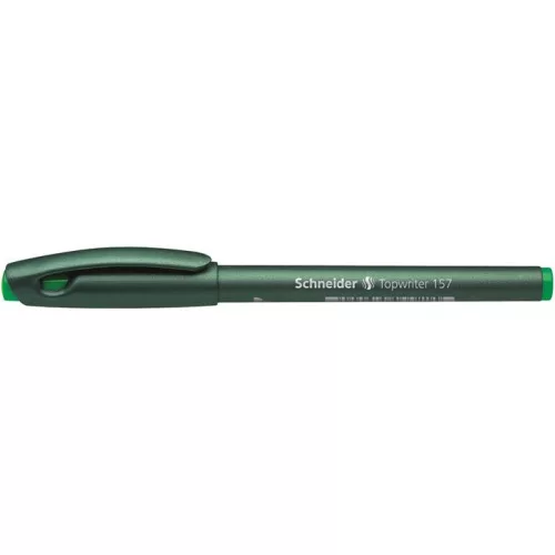 Filctoll, 0,8 mm, SCHNEIDER "Topwriter 157", zöld