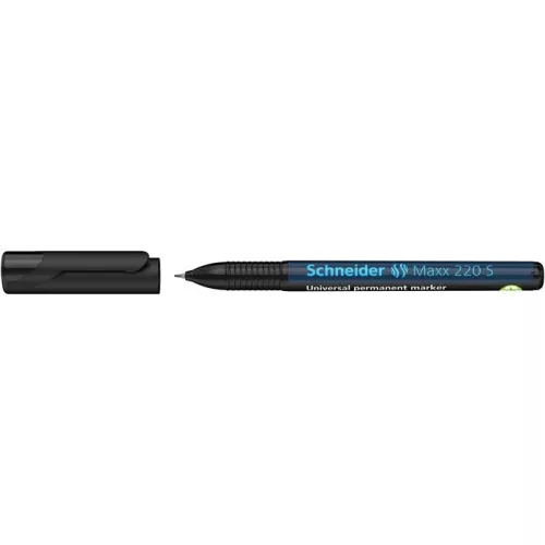 Alkoholos marker, OHP, 0,4 mm, SCHNEIDER "Maxx 220 S", fekete