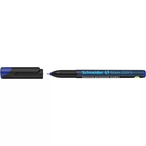 Alkoholos marker, OHP, 0,4 mm, SCHNEIDER "Maxx 220 S", kék