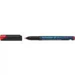 Alkoholos marker, OHP, 0,4 mm, SCHNEIDER "Maxx 220 S", piros