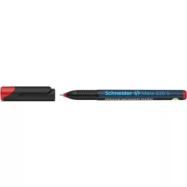   Alkoholos marker, OHP, 0,4 mm, SCHNEIDER "Maxx 220 S", piros