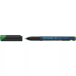   Alkoholos marker, OHP, 0,4 mm, SCHNEIDER "Maxx 220 S", zöld