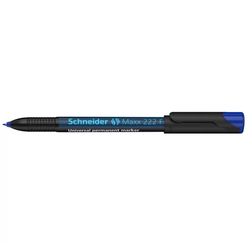 Alkoholos marker, OHP, 0,7 mm, SCHNEIDER "Maxx 222 F", kék