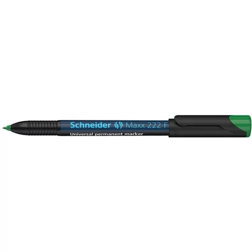 Alkoholos marker, OHP, 0,7 mm, SCHNEIDER "Maxx 222 F", zöld